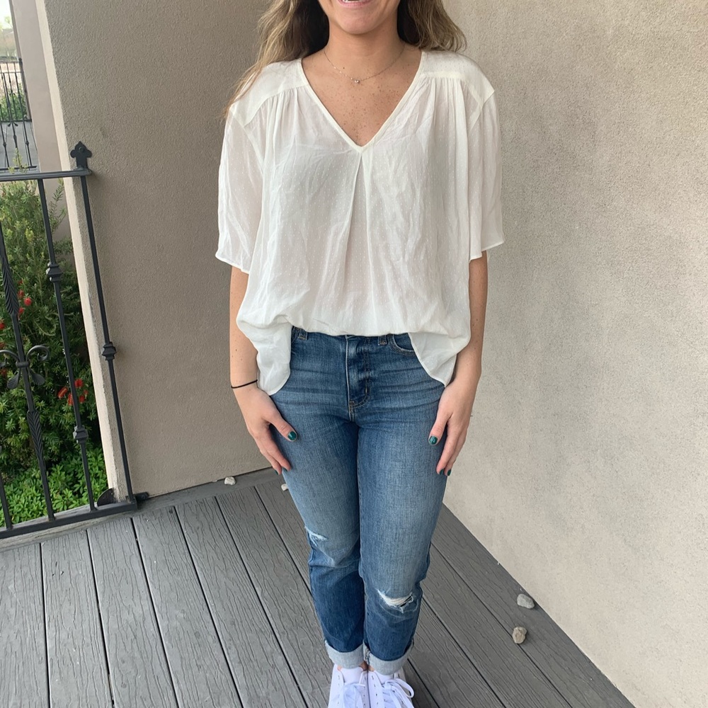 H&M white top | 6